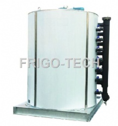 Ice flaker evaporator